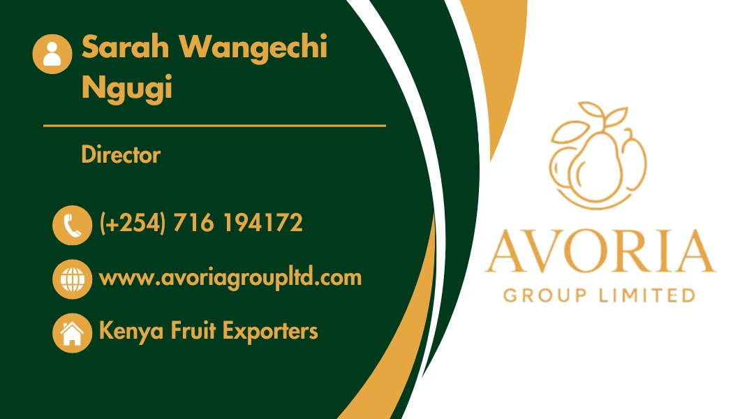Sarah Wangechi Ngugi business card